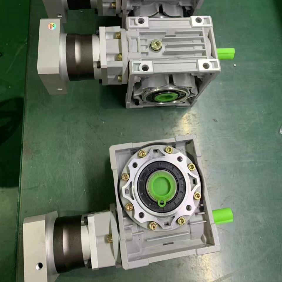 方上海明质RV9蜗轮蜗杆减速0机进KDF法兰伺服步减速机自锁减速机