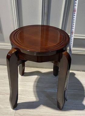 实木圆凳木木凳子家用现代简约圆子板凳凳可叠餐桌凳实餐椅中CTD