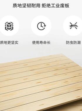 折床实木单人床家用简易床成5午休双人1叠.IXS米人加固铁架小床