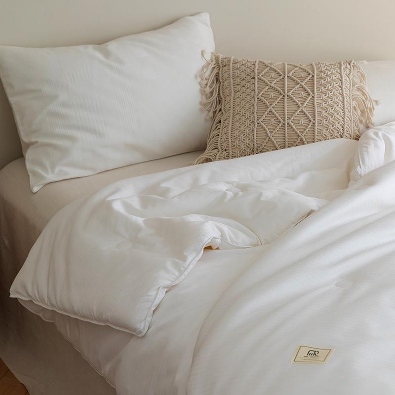 新40全棉提花壳恩士抗菌豆大MS202411款被芯可水洗单支双人四季被