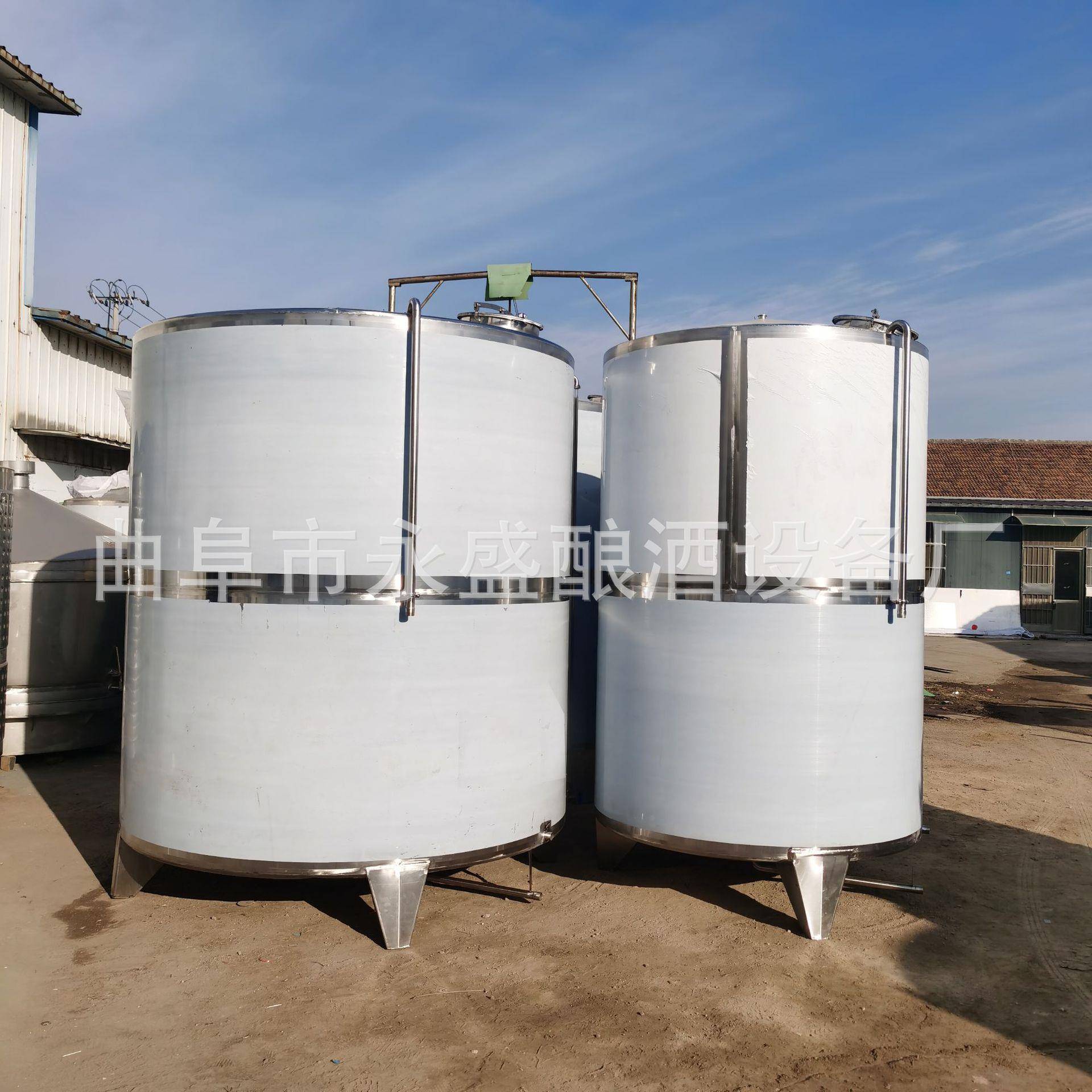 吨永盛制造5钢1OBY0存吨不锈储罐酒容器酒罐储存酿酒设备销售