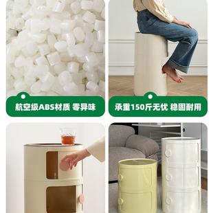 中古床头柜子小设计儿童用卧室极边STR窄几收纳置物架家型感小众