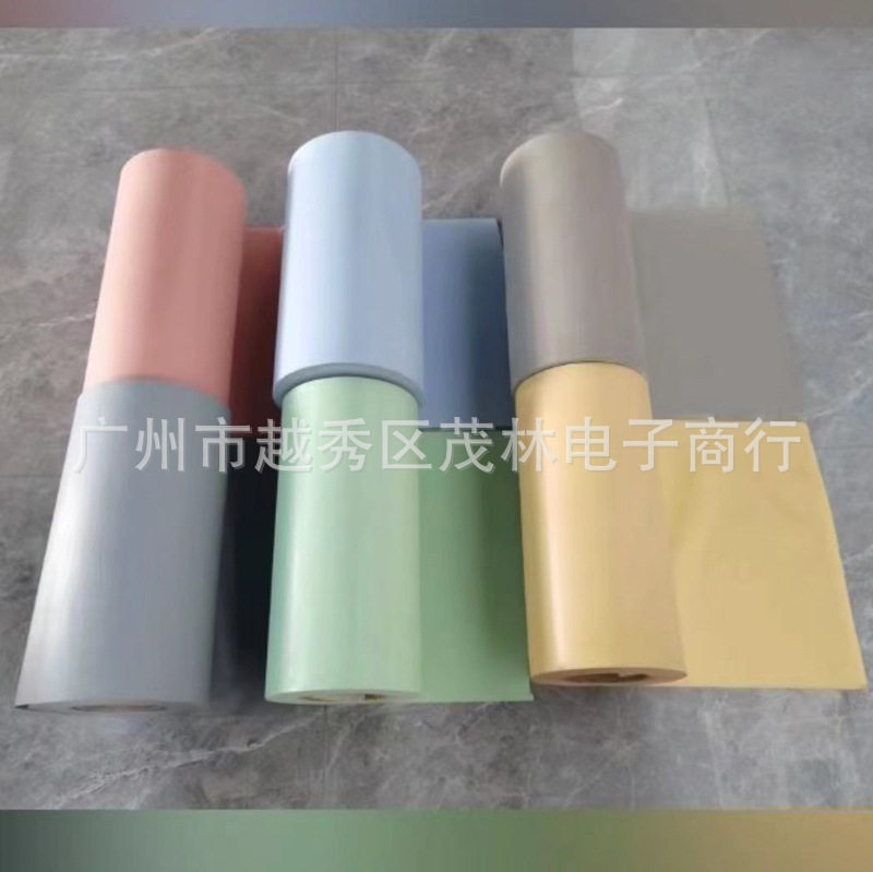 电子管 电子元件 散热绝缘软矽胶片 高导热 宽300MM*50米/卷