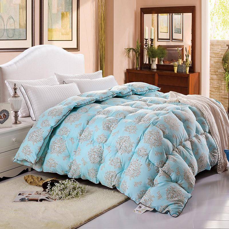 厂家丝四季芯加厚保暖被羽绒太h99二空冬被合一子母化纤被子