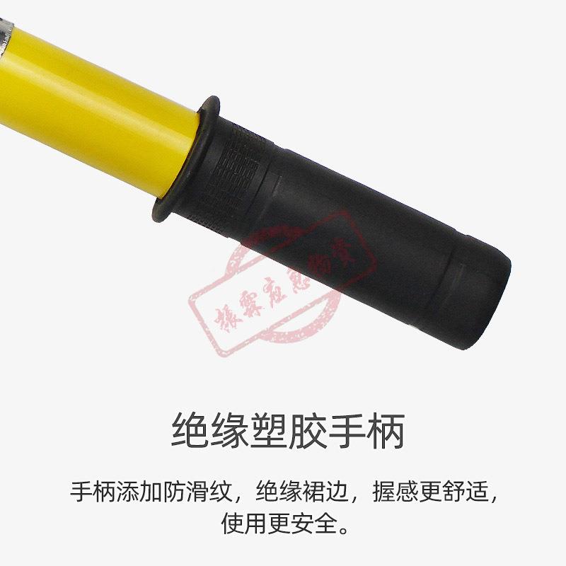 275KV地钳铝.手钳缘铁轨接接地夹地铁卡DIW口铝卡子绝塑胶手柄