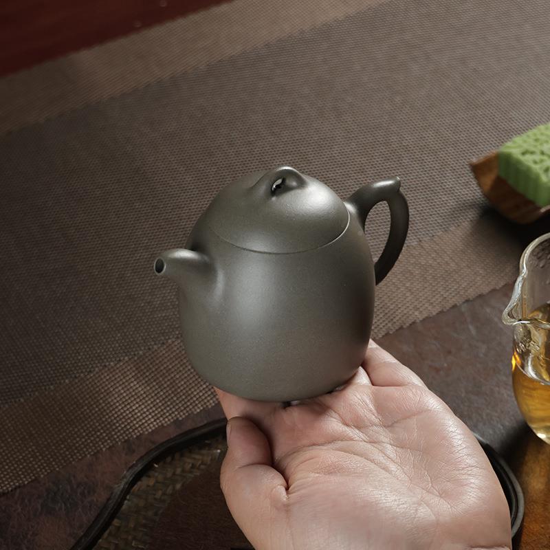 原矿青灰泥纯手工秦光权25M0L实宜用素兴紫砂壶HQZ功夫养生茶壶茶