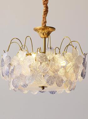 法式2浪漫花DRT创朵彩色玻璃意四叶草灯温馨主卧房卧室0婚25新款