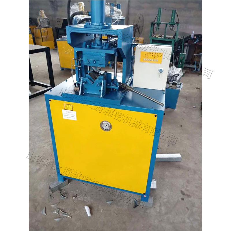 管9方0度角成型机全防机盗网护栏货架冲角小型立式自动KZY-CJ55切