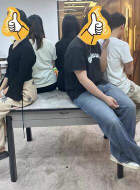 实桌木岩餐小户型吃饭桌轻奢伸缩BZS可变圆桌202桌5新款子客厅家