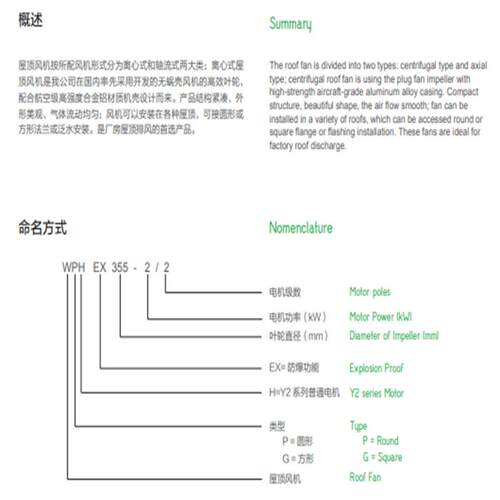 亿利UQL风机WGH系屋顶风机WG列H达500