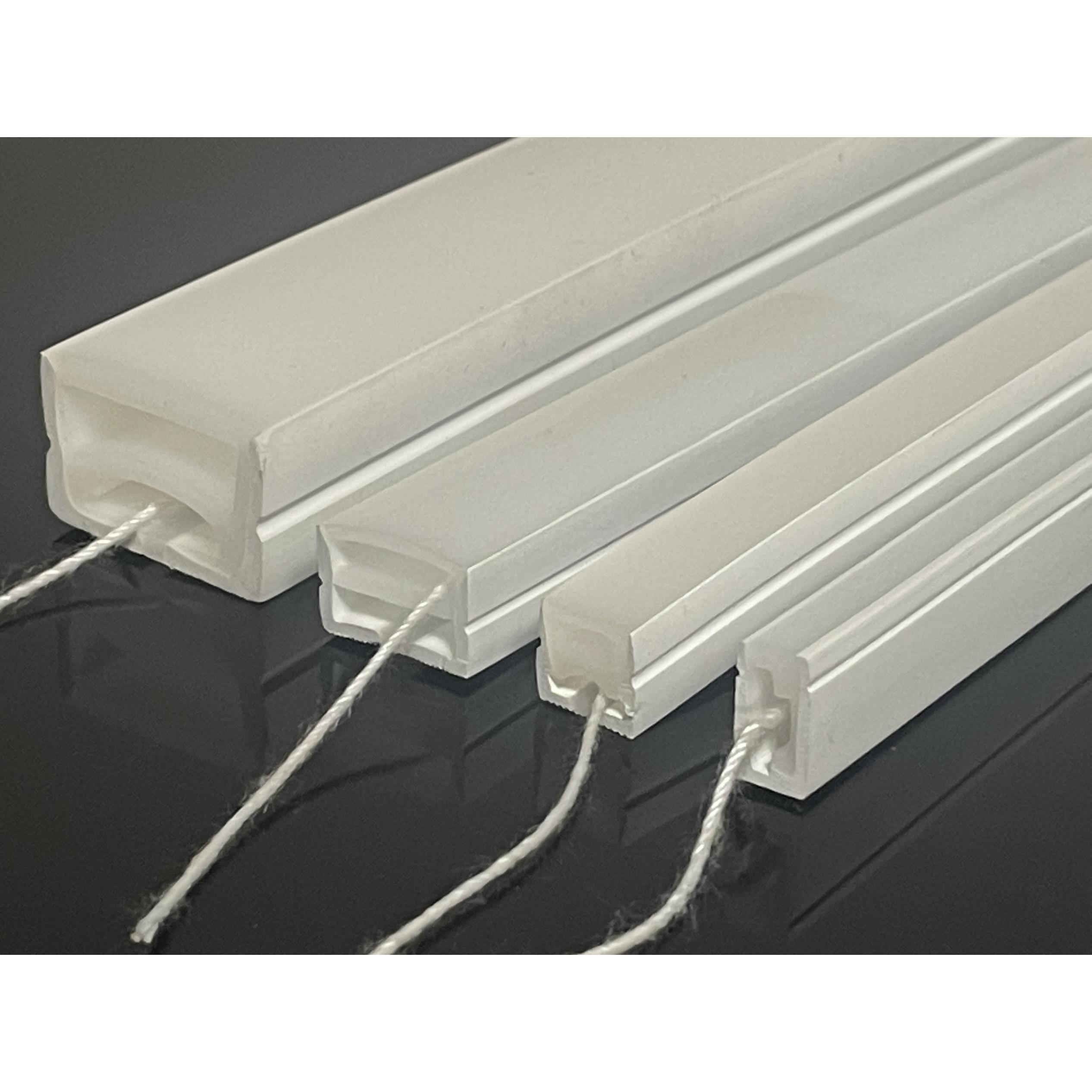 柔性led硅胶灯带套管嵌入式线条灯软灯槽户外防水弧形可弯曲卡槽