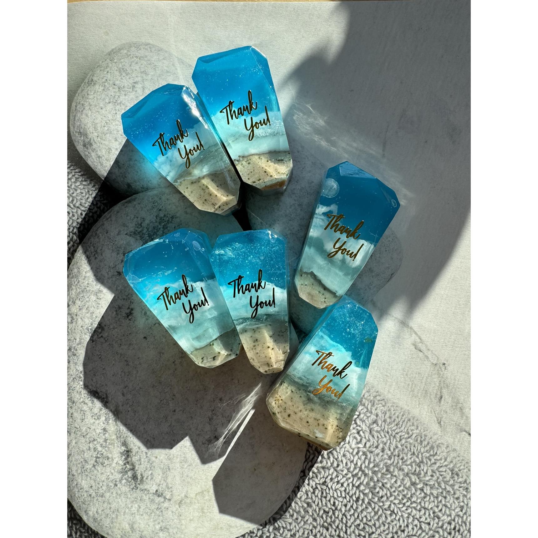 海洋沙滩蓝色大海手工皂礼物ins小红书文创旅游纪念品青岛实用ins