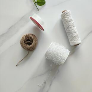 风铃线棉线鱼线麻绳幻彩珠链条风铃骨架diy降纱灯框架吊饰支架