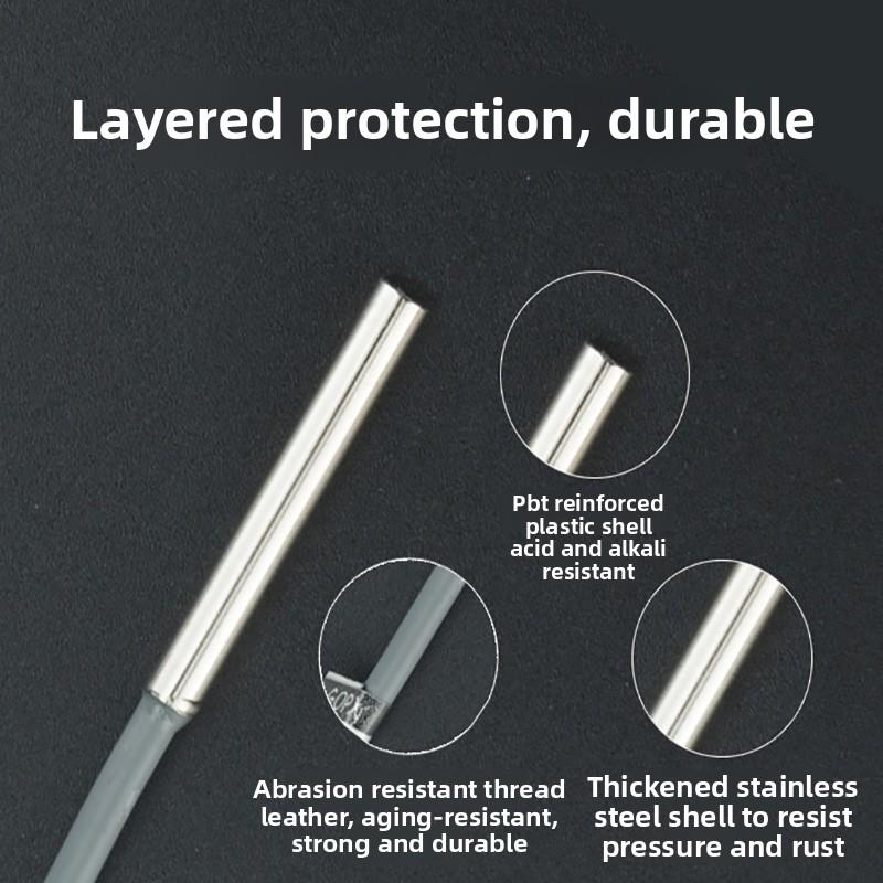 远距离M4/M5/M6微型接近开关三线24V常开电感式金属传感器2.4mm