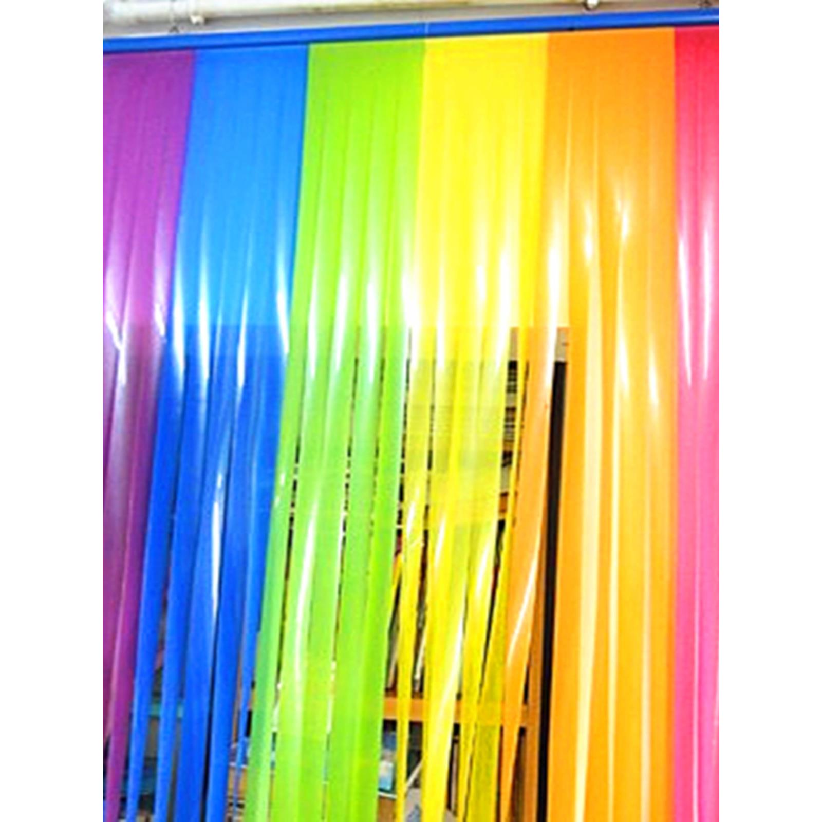 彩色透光彩虹门帘隔断帘子创意DIY家用幼儿园美工坊环境布置挂饰