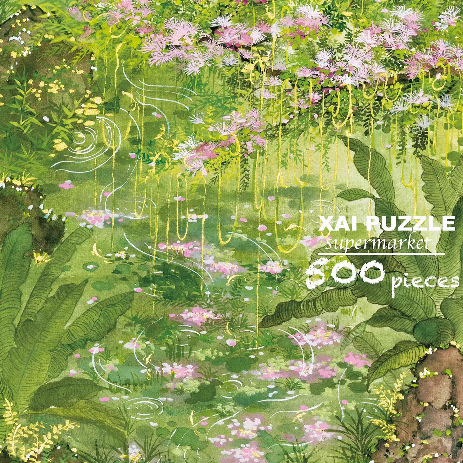 温暖合欢?《春江水暖》中式拼图?500片丝绒触感 ? 53x38cm