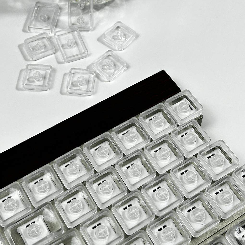 无刻字透明Lck Pc材料机械键盘低轴超薄键盖