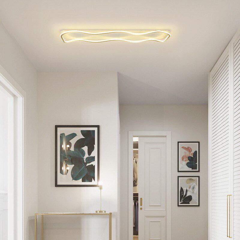 过道灯走廊灯简约现代入户门厅玄关衣帽间吸顶灯北欧创意led灯具