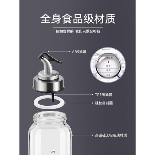 玻璃蜂蜜瓶塑料瓶加厚挤压壶罐高档E尖嘴带盖方便倒1一斤装按压式