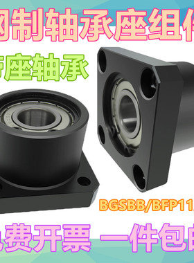 轴承座组件带双扣环轴承座BGSBB方法兰衬套型双轴承座BFP11型钢制