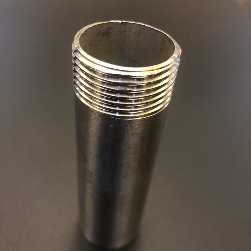 201/304不锈钢加长管子外丝/1米1.5米焊接单头丝/水暖配件/DN1520