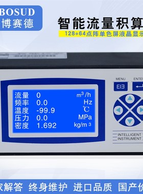 XSR2003F智能流量积算 智能化流量积算仪 蓝屏液晶显示流量积算仪