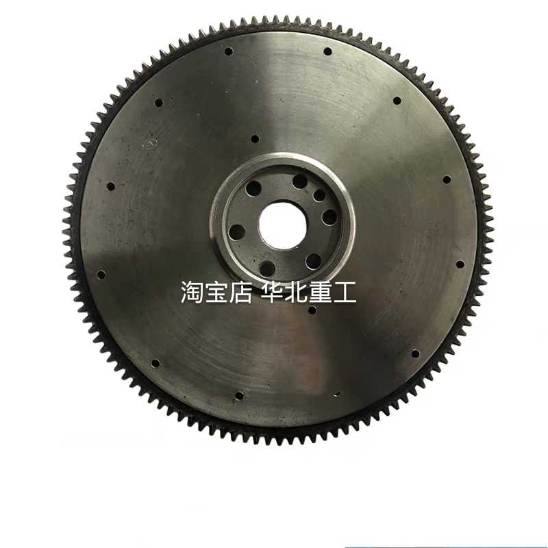 叉车新昌490发动机 飞轮带齿圈总成 490B 120齿适用于杭叉2-3.5T