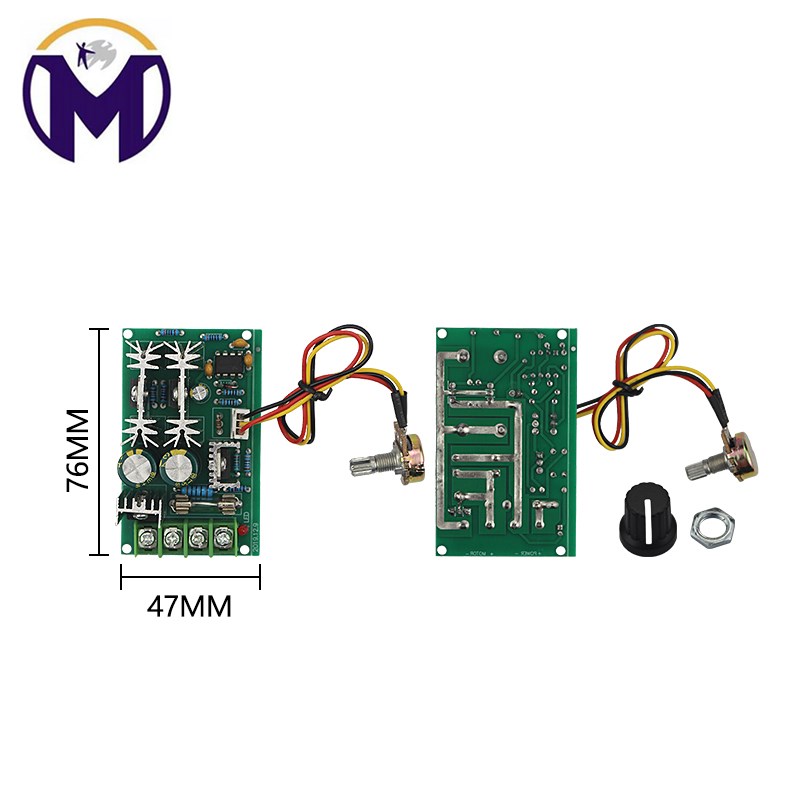 直流电机调速器12V24V36V48V大功率驱动模块PWM控制器 20A调流器