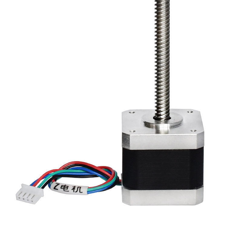 3D打印机丝杆电机T8不锈钢丝杆电机步进马达380MM丝杆