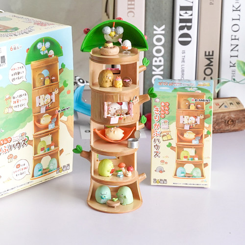 角落树桩生物盲盒公仔女可爱卡通玩具手办微景观场景摆件模型礼物