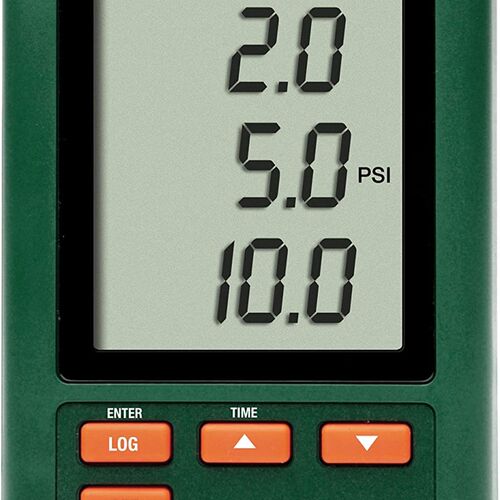 Extech 3 通道压力数据记录器,带 Nist SD750压力计