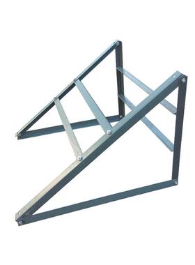 光伏板杆支架配件板支撑支架安LLE装落抱光伏板通用加厚固定地庭