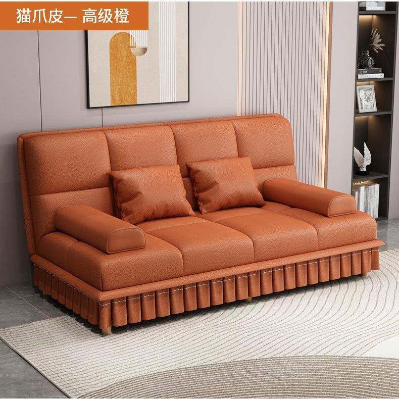 多功能人叠沙发床两用小XHQ户型简猫抓皮家用客约折厅公寓懒可躺