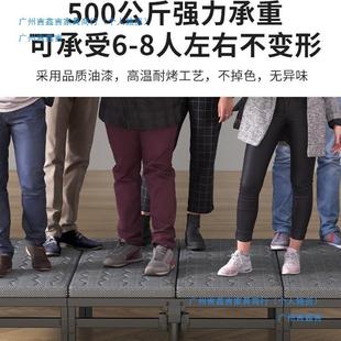 床单折叠床成家用人便人携可收两折床-0缩一米二出租屋结实耐用硬