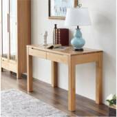 全木白橡木实樱书桌学习桌简约现代桃木办公写无品牌 字台木黑胡