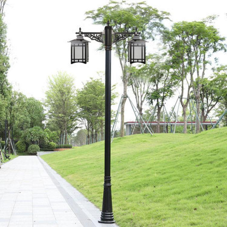 小区路灯庭院灯灯阳能灯工EPL程l太ed超亮3米景观别双墅头户外高