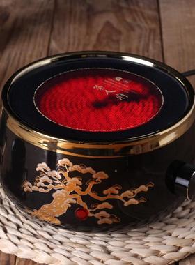 壶黑色金松WAR陶炉瓷电陶茶炉家用静煮水煮茶炉铁壶铜玻璃壶茶艺