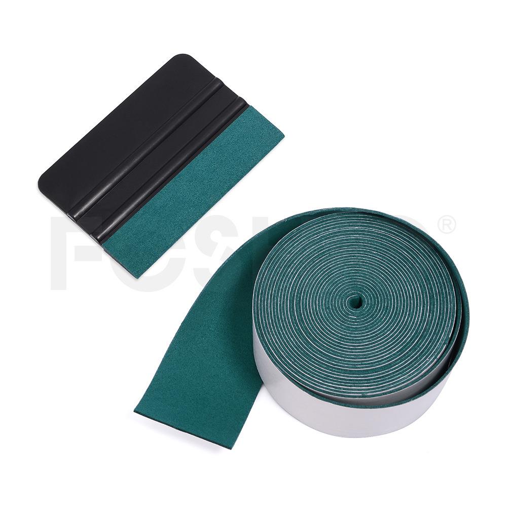 FO贴SHIO5汽ONP车贴膜刮板包布厚仿鹿皮贴布M长纤边维片改色贴膜