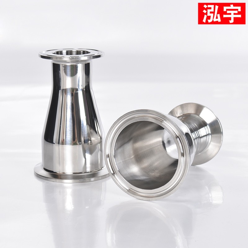 304 316L不锈钢卫生级快装同心大小头 异径直通管接头 厂家 定制