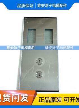 蒂森外呼召唤显示箱SM.04VL16/H/BLU外召板单并联中间层外壳盒新