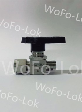 304不锈钢卡套终端球阀气源外丝卡套直通仿美球阀Q91SAZG1/4-8-10