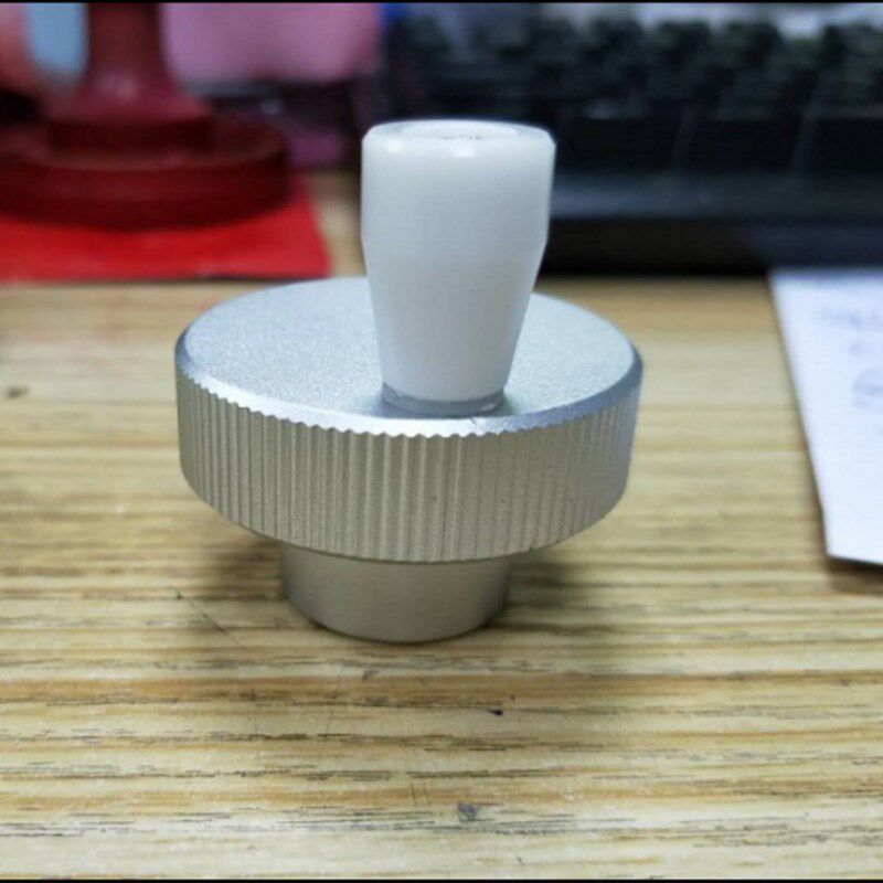 旋转手轮手柄/步进电机定位手轮/铝合金手柄把手/滚花黑色把手