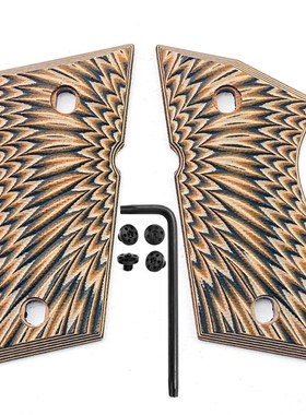 G10 Grips for CZ 2075 RAMI, Screws Included, Sunburst Textur