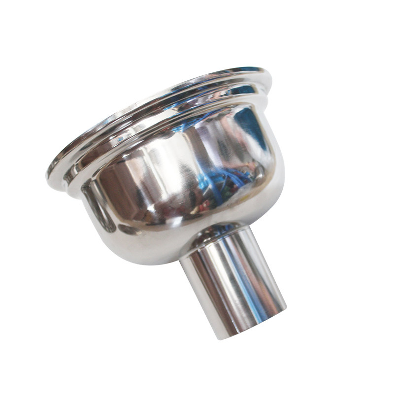 304不锈钢地漏亮光卫生级洁净圆形盖子防臭车间圆型下水道地漏盖