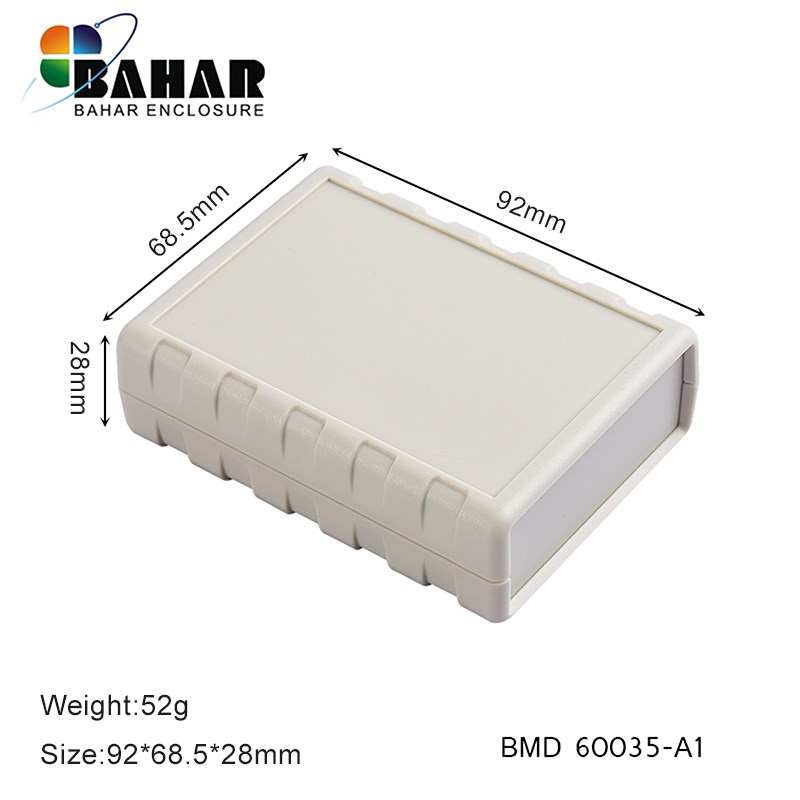 巴哈尔壳体DIY电子外壳ABS塑料接线盒台式仪器定位仪表盒BMD60035
