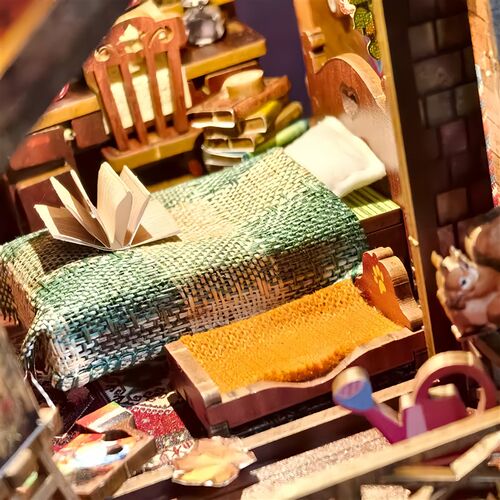 暮光小屋书立diy小屋手工拼装玩具木质积木立体拼V图房子模型礼物