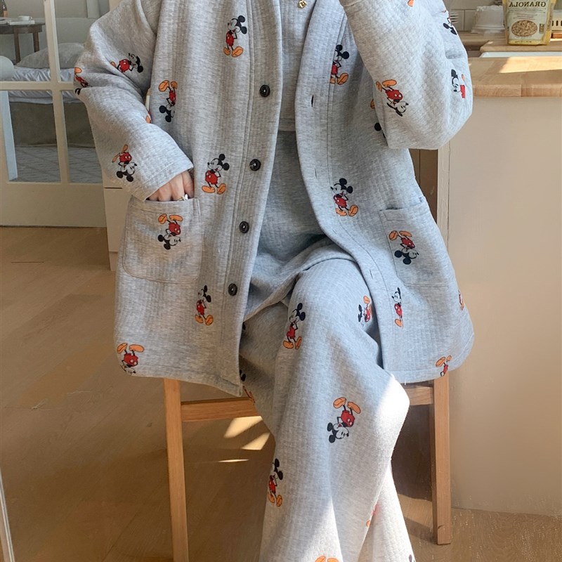 空气棉月子服三件套秋冬季十月份11产妇产后哺乳加厚孕妇睡衣冬天
