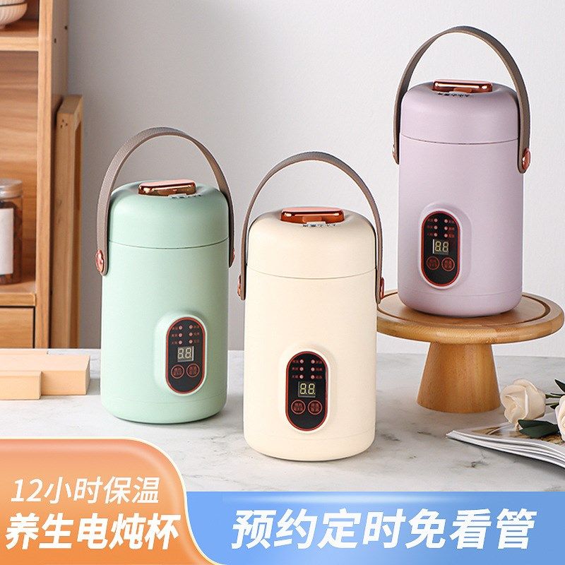 电煮锅迷你炖煮锅便携电汤煲饭家C用煲粥专用学生宿舍一体电炖火