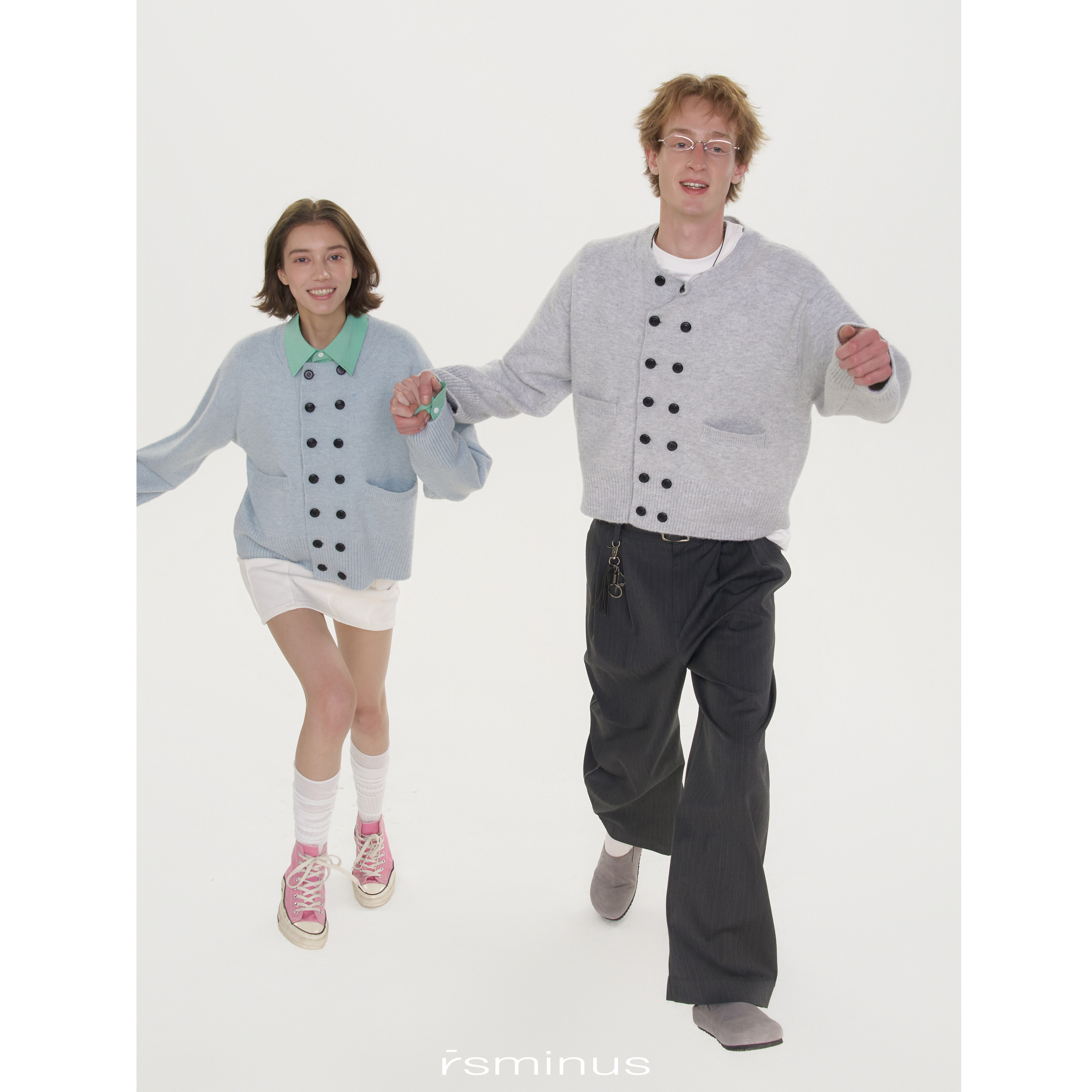 rsminus男女同款复古双排扣毛衣春季新款含羊毛针织开衫外套男生,男装,针织衫/毛衣,淘宝优惠券,粉丝福利购,淘宝优惠卷