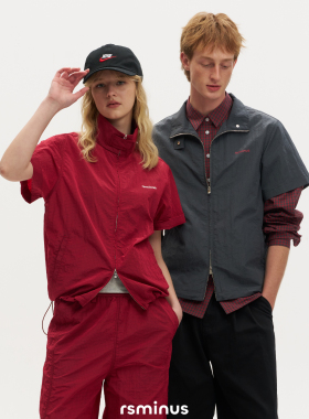 rsminus男女同款时尚机能风薄款短袖衬衫外套2026年夏季新款上衣